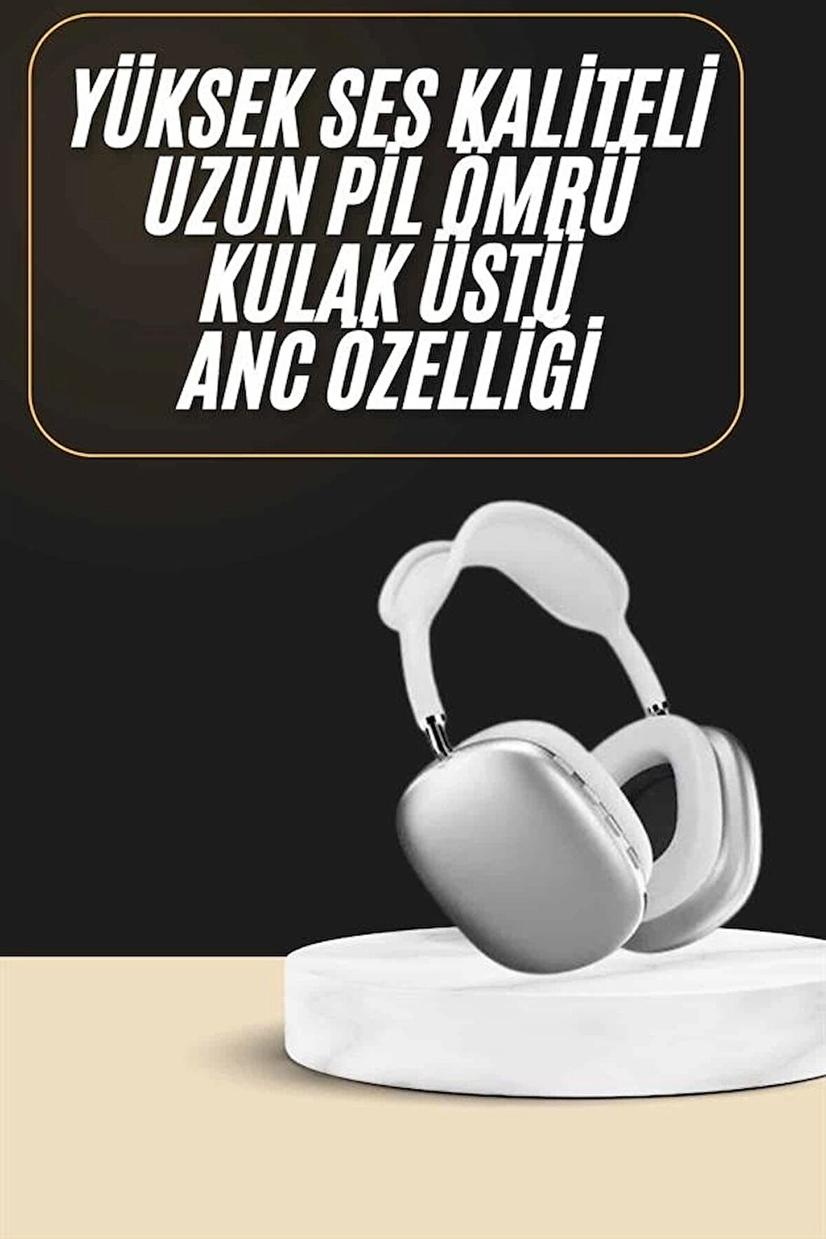 CEYLAN ADAM 2025 Model Kulak Üstü Kablosuz Bluetooth Kulaklık Gürültü Azalta Uzun Pil