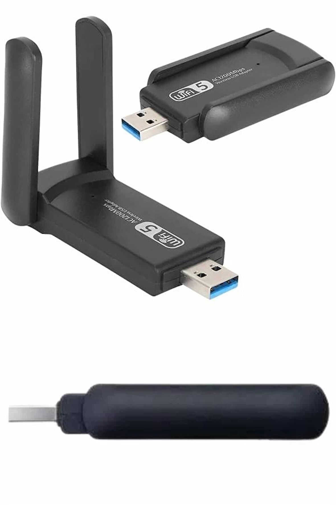CEYLAN ADAM Wifi Alıcı Dual Band Usb 3.0 Adaptör Kablosuz Windows 7/8/10/11