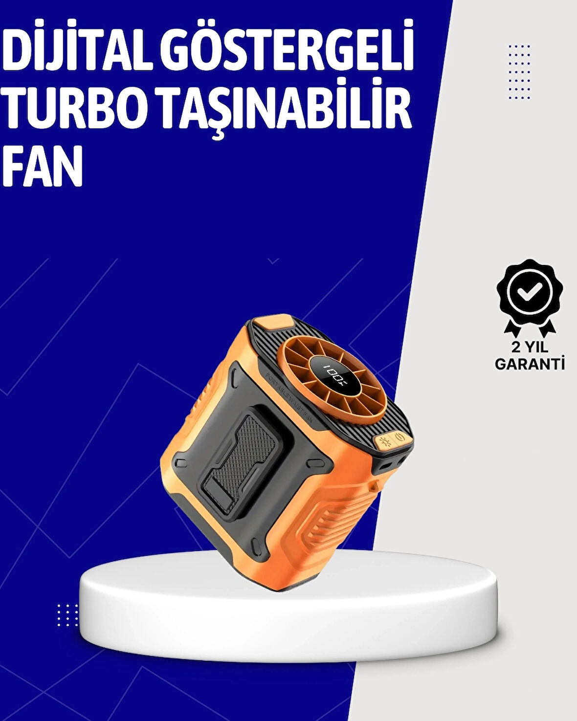 CEYLAN ADAM 5000mAh Şarjlı Soğutma Fanı Taşınabilir