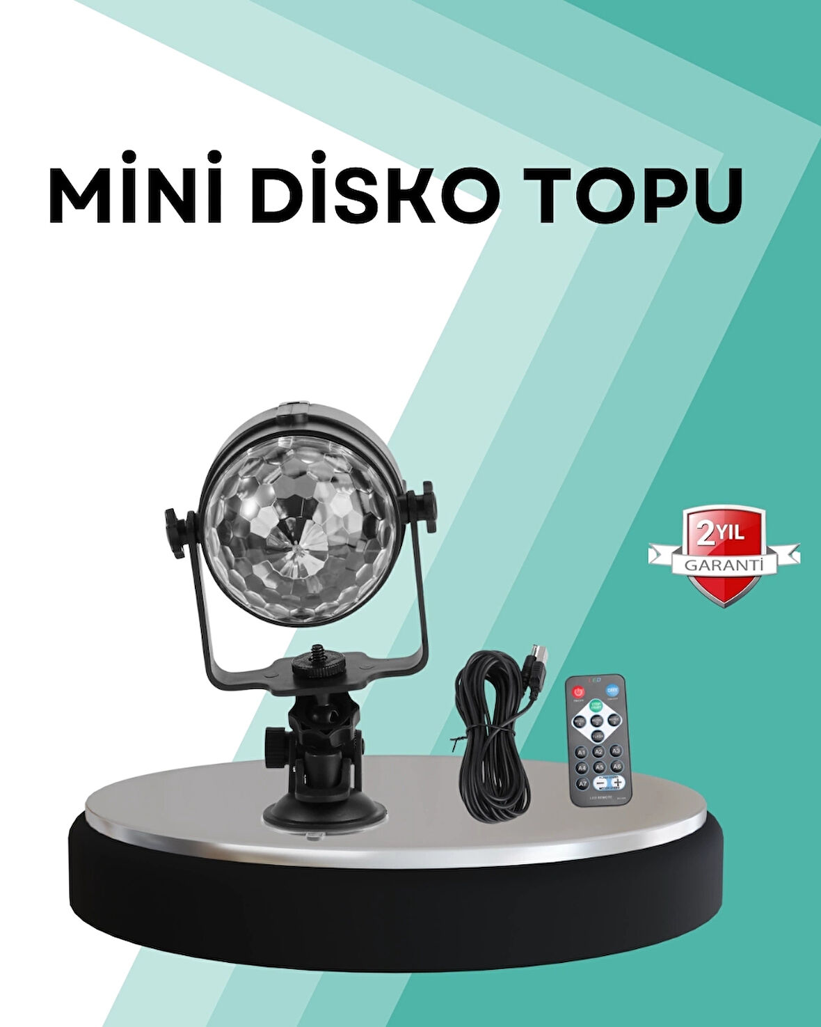 CEYLAN ADAM Uzaktan Kumandalı RGB Disko Projektör Işığı