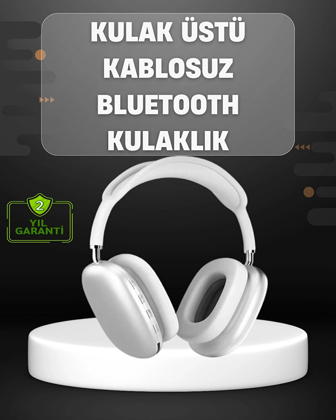 CEYLAN ADAM Katlanabilir Bluetooth V5.0 Kablosuz Kulaklık | 400 mAh, Gürültü Azaltma