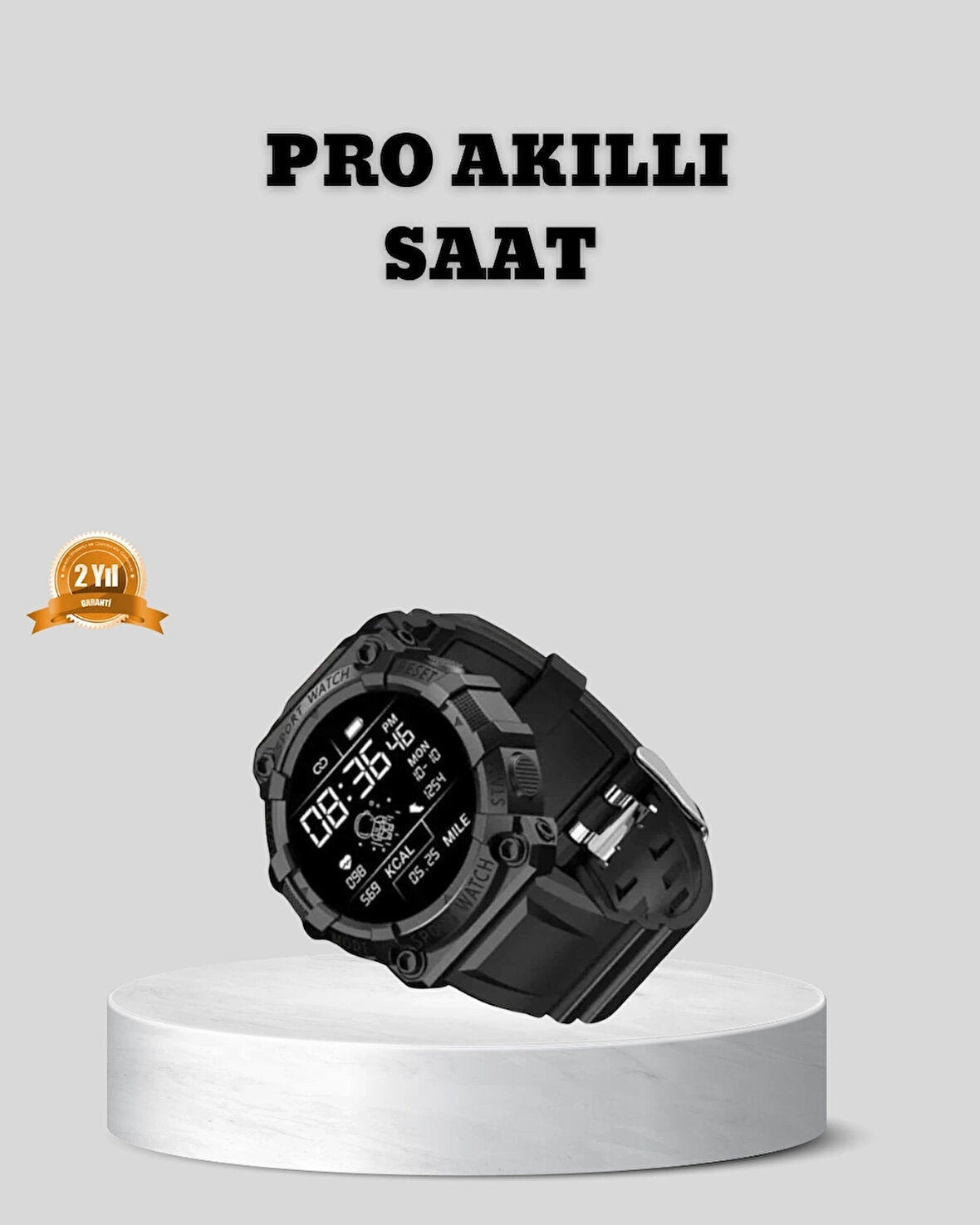 CEYLAN ADAM Yeni Nesil Akıllı Saat – Nabız Ölçer, Uyku Takip, Bluetooth Uyumlu, Şık Tasarım