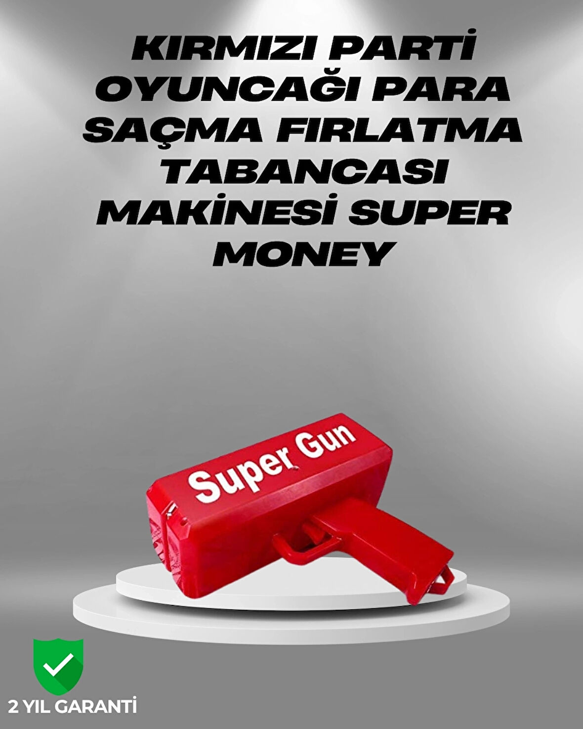 CEYLAN ADAM Elektrikli Money Gun Oyuncak Parti Tabancası