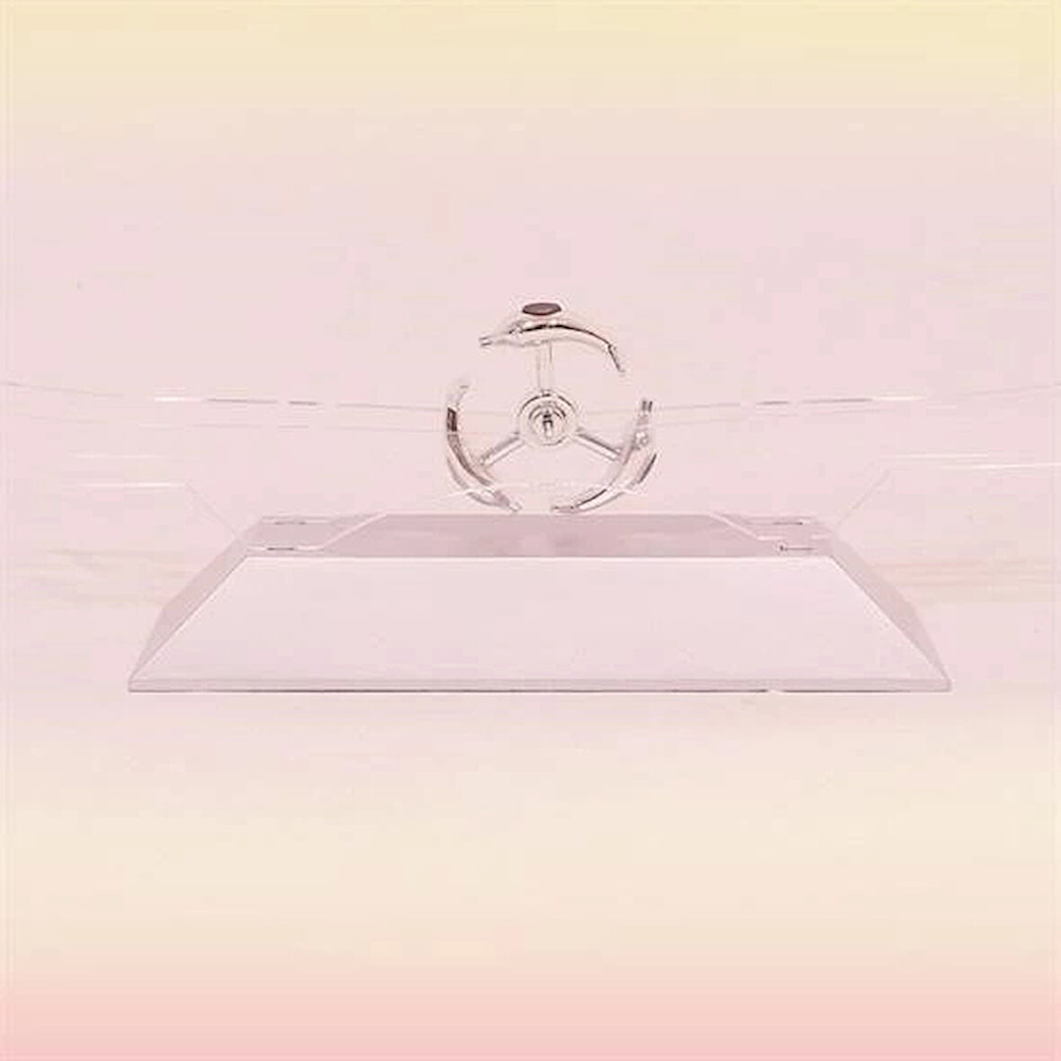 Dekoratif Masa Üstü Obje Manyetik Kinetik Orbital Dönen Yunuslar