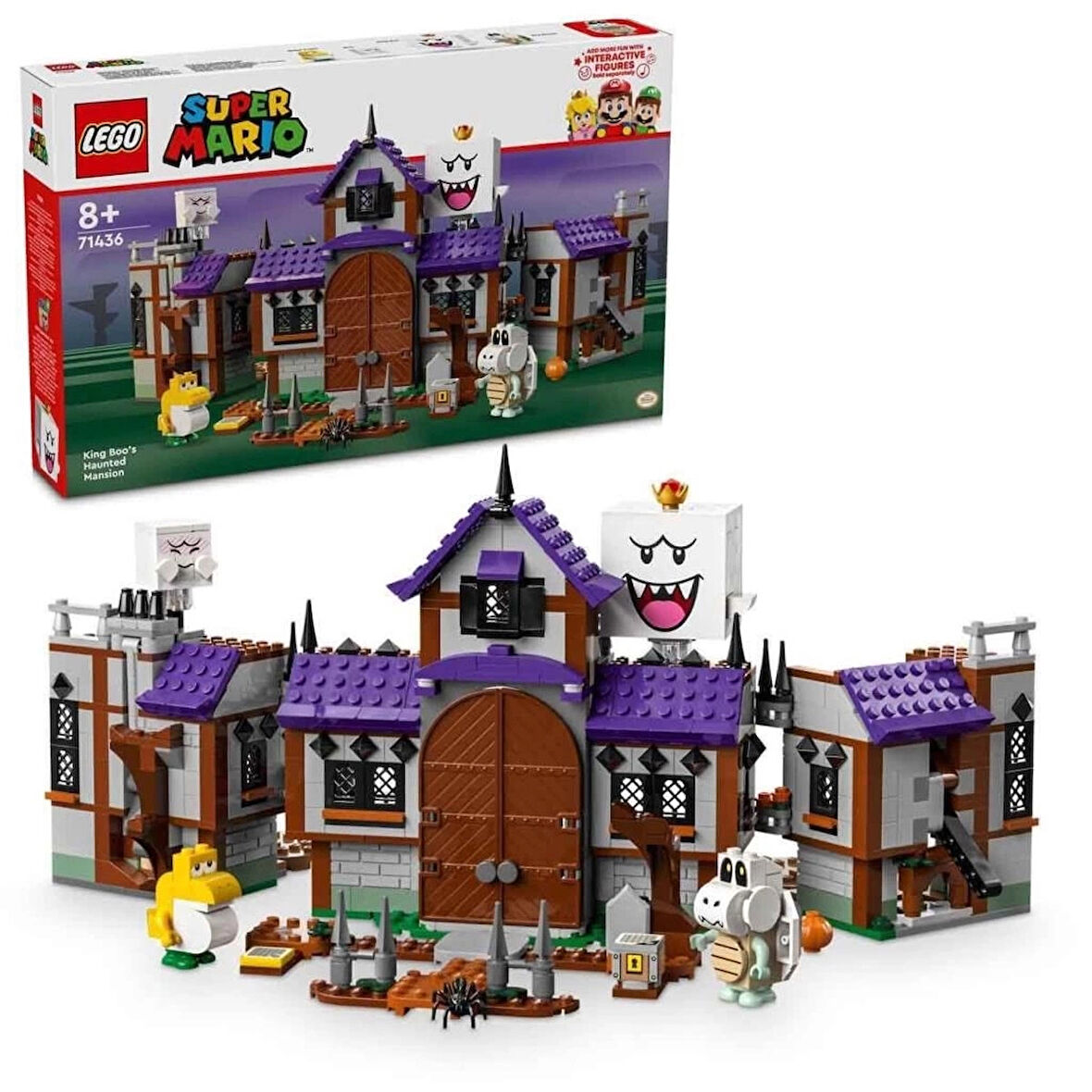 CEYLAN ADAM   71436 Lego Super Mario King Boonun Perili Köşkü 932 parça +8 yaş