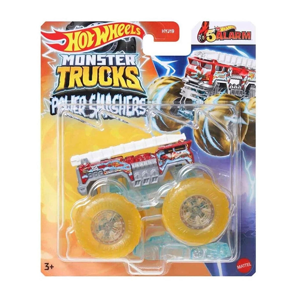 CEYLAN ADAM   HYJ19 Hot Wheels Monster Trucks Power Smashers 1:64 Arabalar