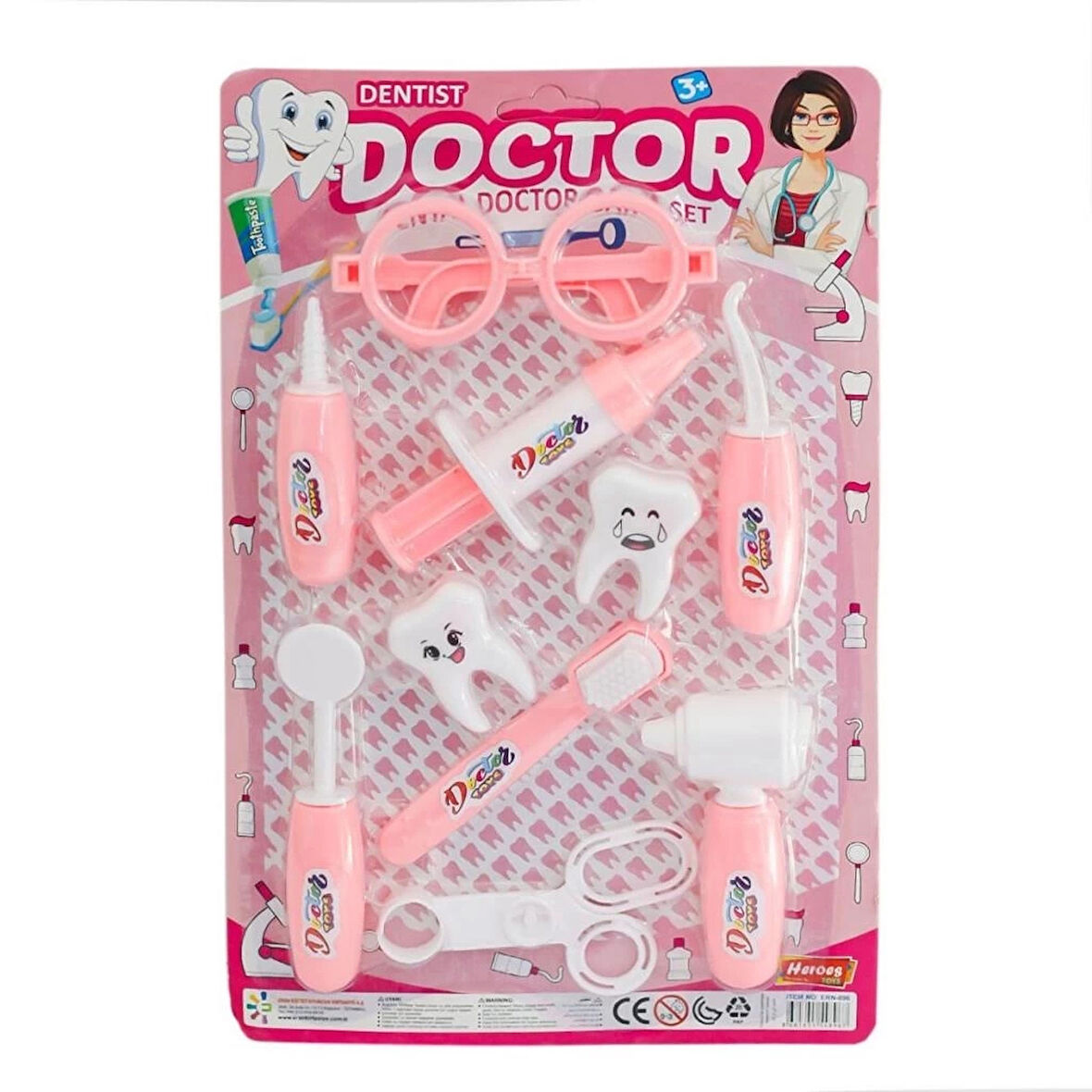 CEYLAN ADAM   ERN-896 Heroes Toys Dişçi Oyun Seti
