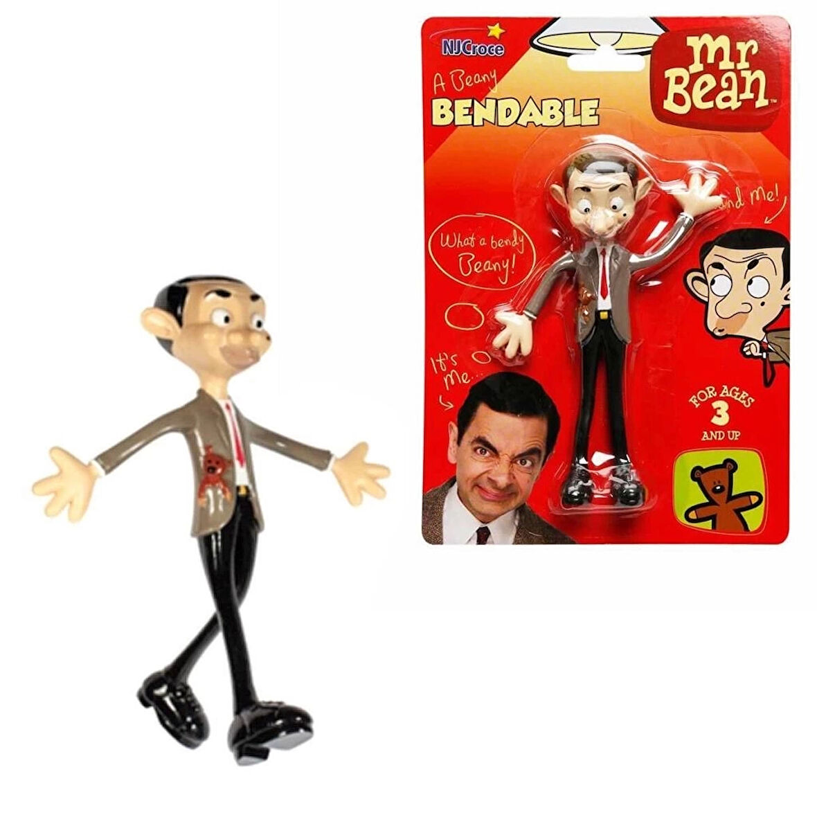 CEYLAN ADAM   Sunman Mr. Bean Bükülebilir Figür 14 cm
