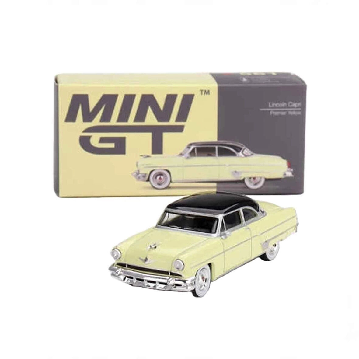 CEYLAN ADAM   Mini GT 1:64 Lincoln Capri 1954 Premier Yellow