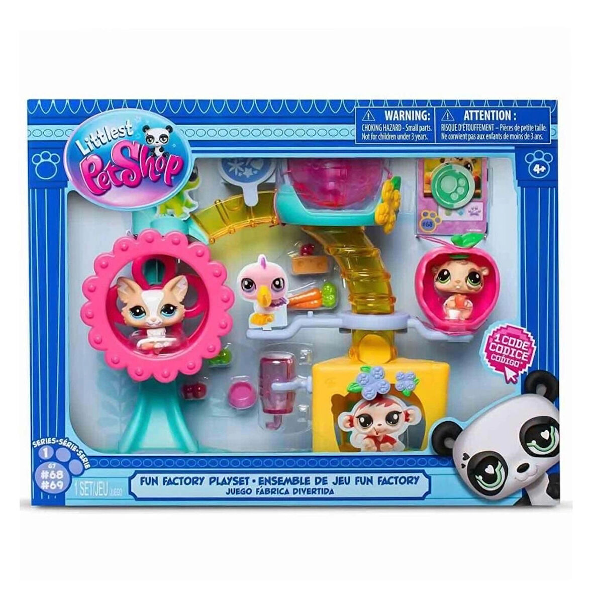 CEYLAN ADAM   5196 Littlest Pet Shop Minişler Eğlence Fabrikası Oyun Seti S1 -Sunman