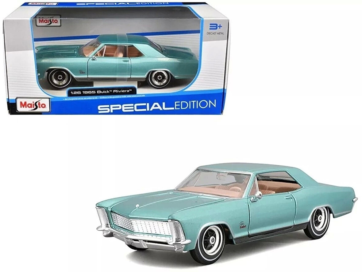 CEYLAN ADAM   MAY 31214 1965 Buick Riviera 1:26 Model Araba -Necotoys