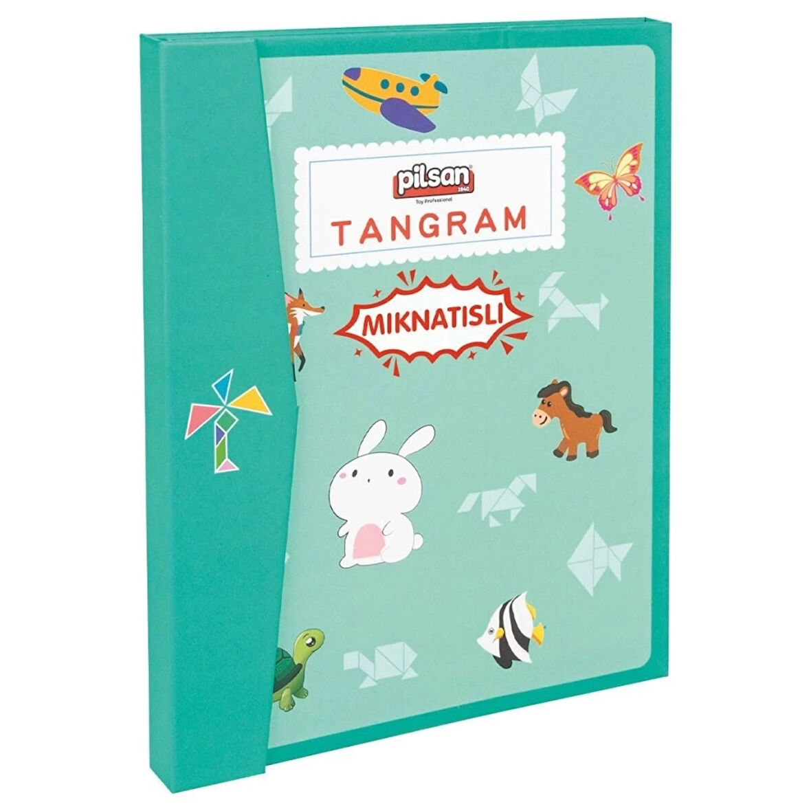 CEYLAN ADAM   03 569 Ahşap Manyetik Tangram - Oyuncak