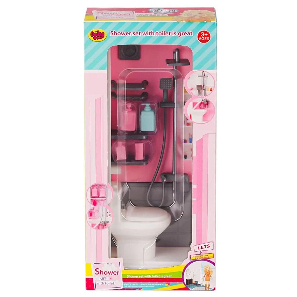 CEYLAN ADAM   02379 Klozetli Banyo Oyun Seti -Oydaş Oyuncak