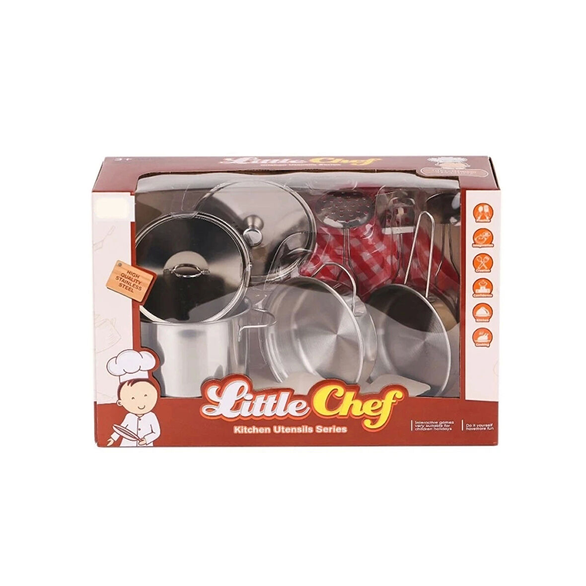 CEYLAN ADAM   Küçük Şef Metal Mutfak Seti