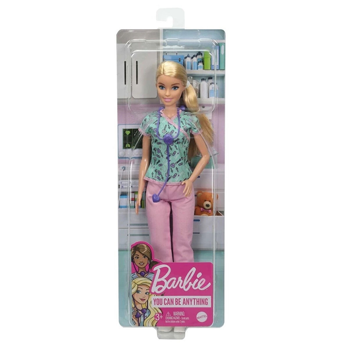 CEYLAN ADAM   GTW39 Barbie Kariyer Bebekleri Serisi - Hemşire
