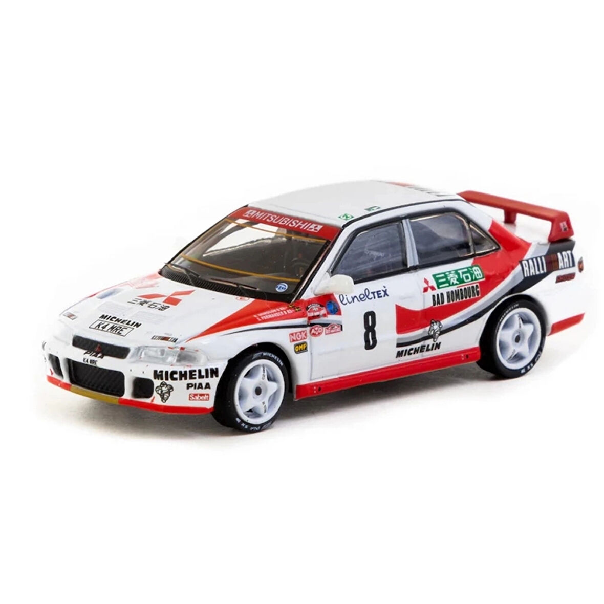 CEYLAN ADAM   Tarmac Works 1/64 Mitsubishi Lancer Evolution Rallye Monte-Carlo 1993 #8