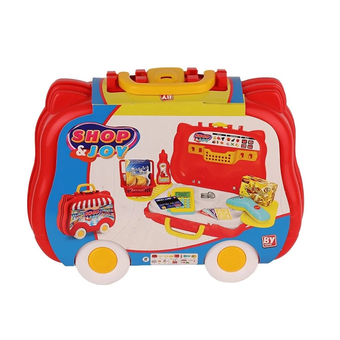CEYLAN ADAM   BP-565 Alışveriş Seti Çanta -Özbayraktar Oyuncak
