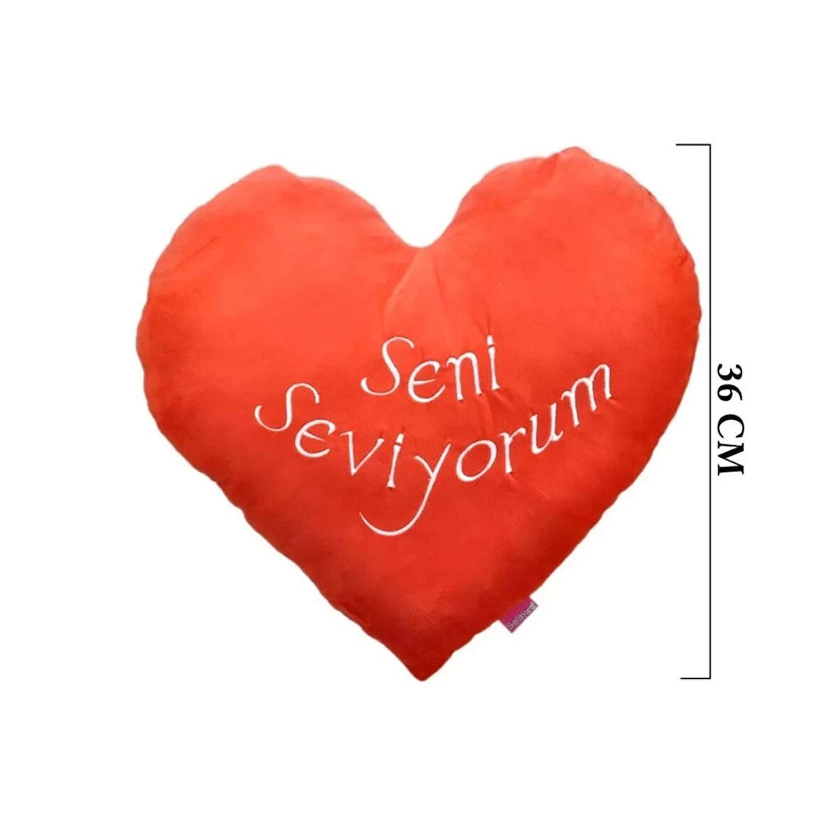 CEYLAN ADAM   1153K Kalp Yastık 36x36 cm