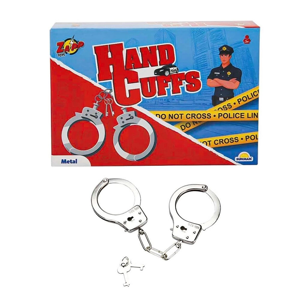 CEYLAN ADAM   3784 ZAPP Polis Kelepçe Metal -Sunman