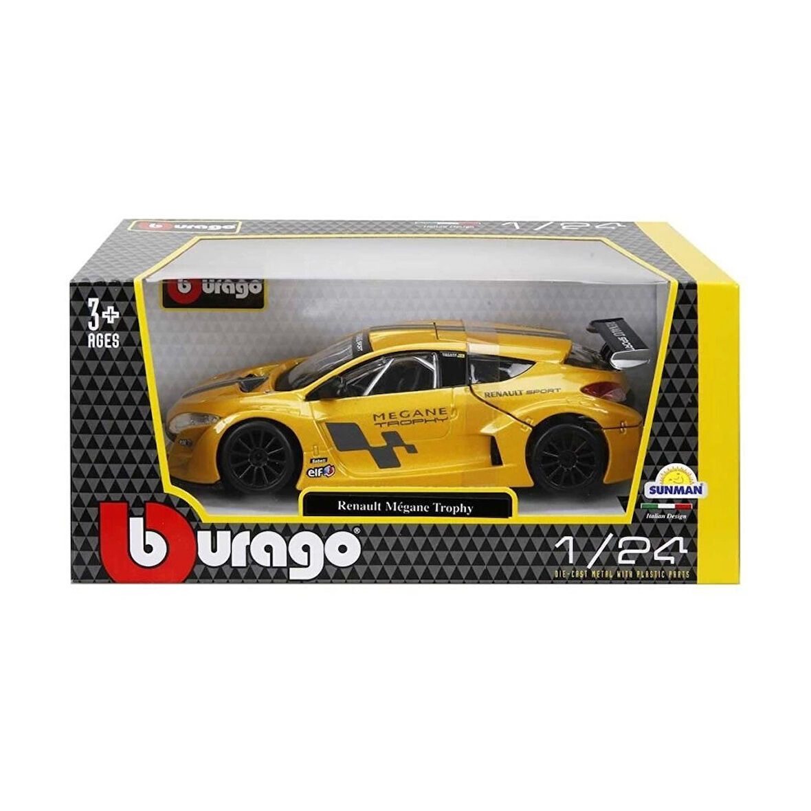 CEYLAN ADAM   22115 Burago 1:24 Renault Megane Trophy Model Araba -Sunman