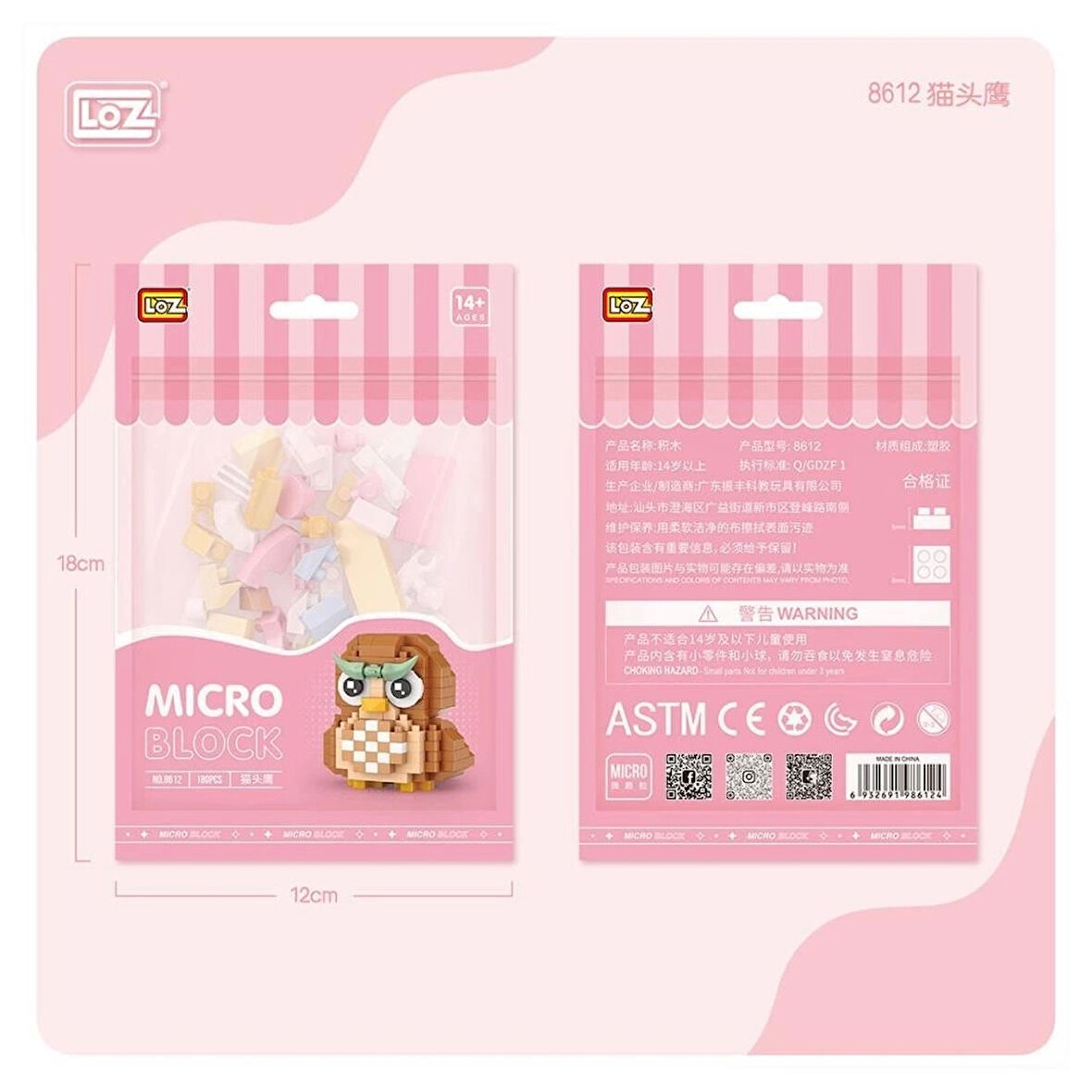 CEYLAN ADAM   LZ8612 LOZ Blok Oyuncak Mini Poşet -Vagonlife