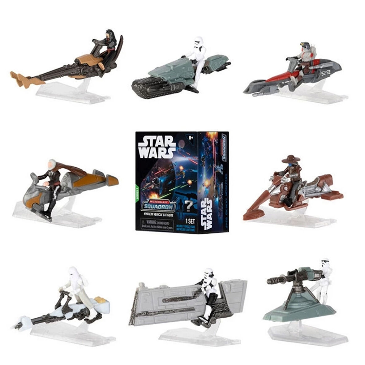 CEYLAN ADAM   Star Wars Mikro Figür ve Araç Mini Sürpriz Pakt
