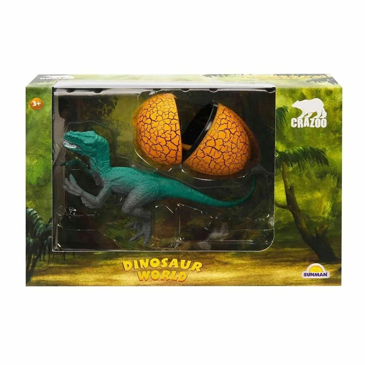 CEYLAN ADAM   2695 Dinozor ve Yavrusu Oyun Seti -Sunman