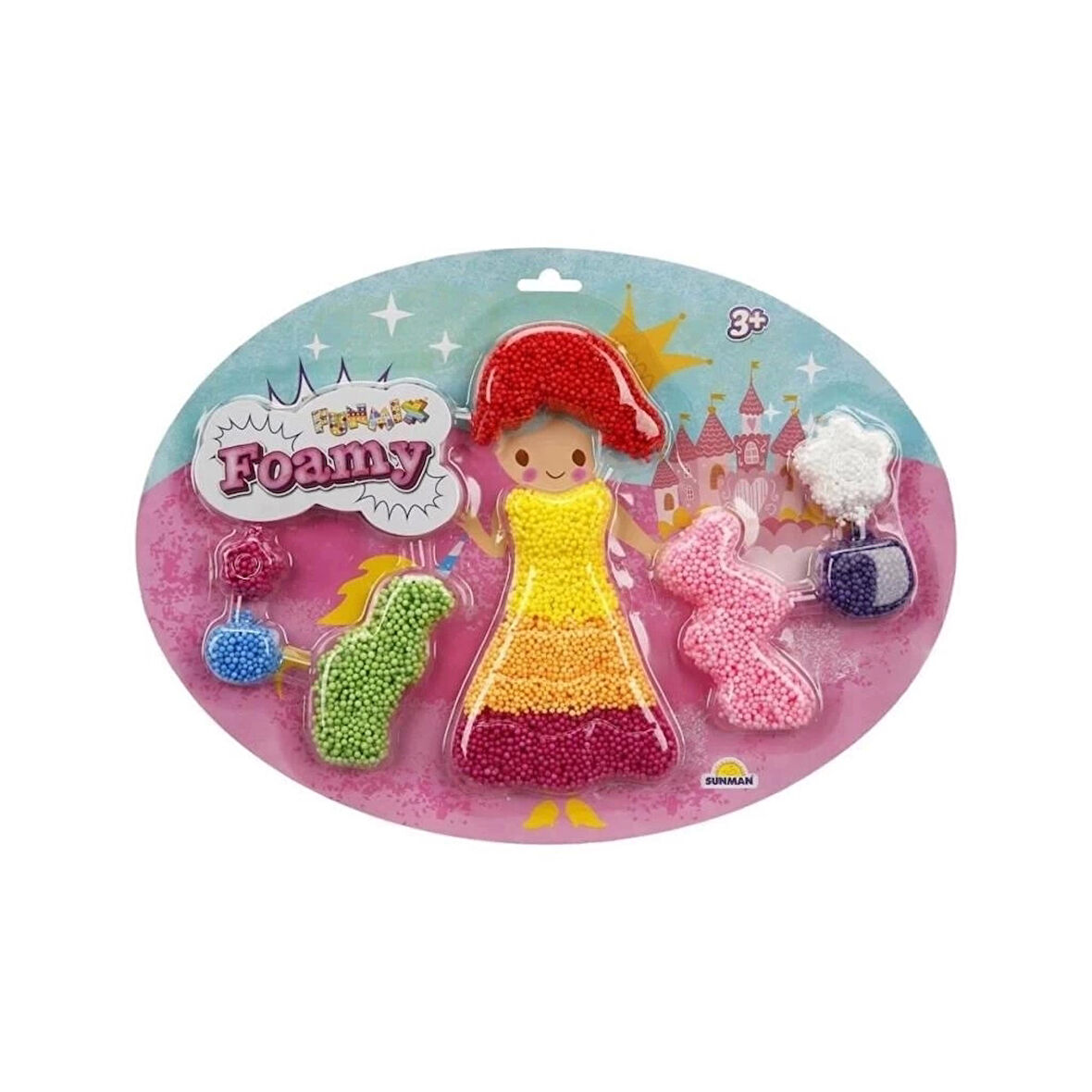 CEYLAN ADAM   1003565 Funmix Foamy Renkli Dünyalar Slime -Sunman