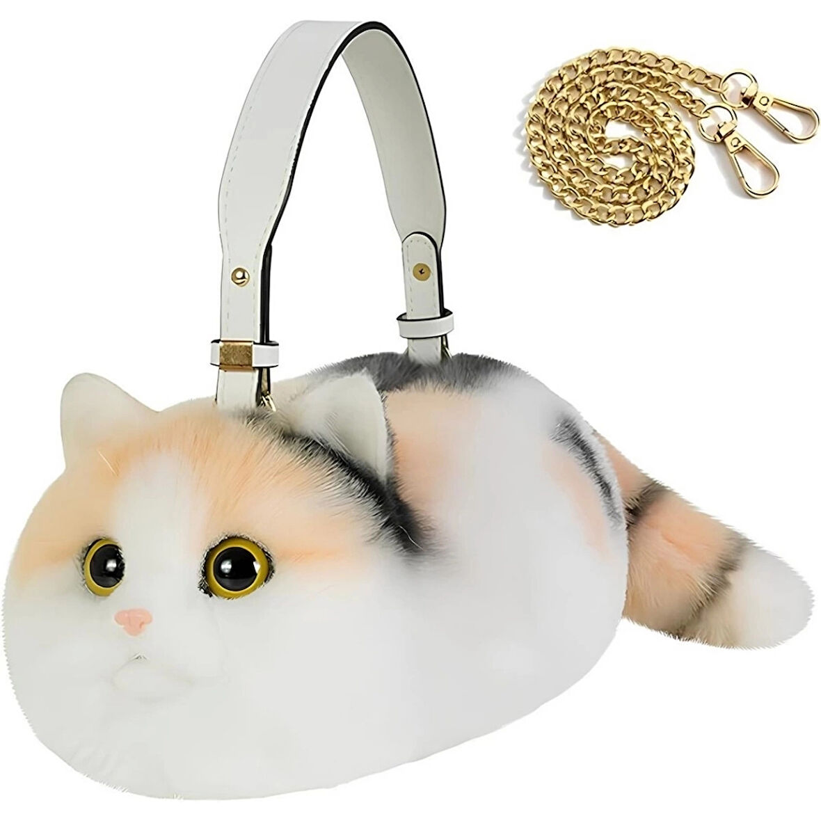CEYLAN ADAM   B&D Kedi El Çantası Sarı