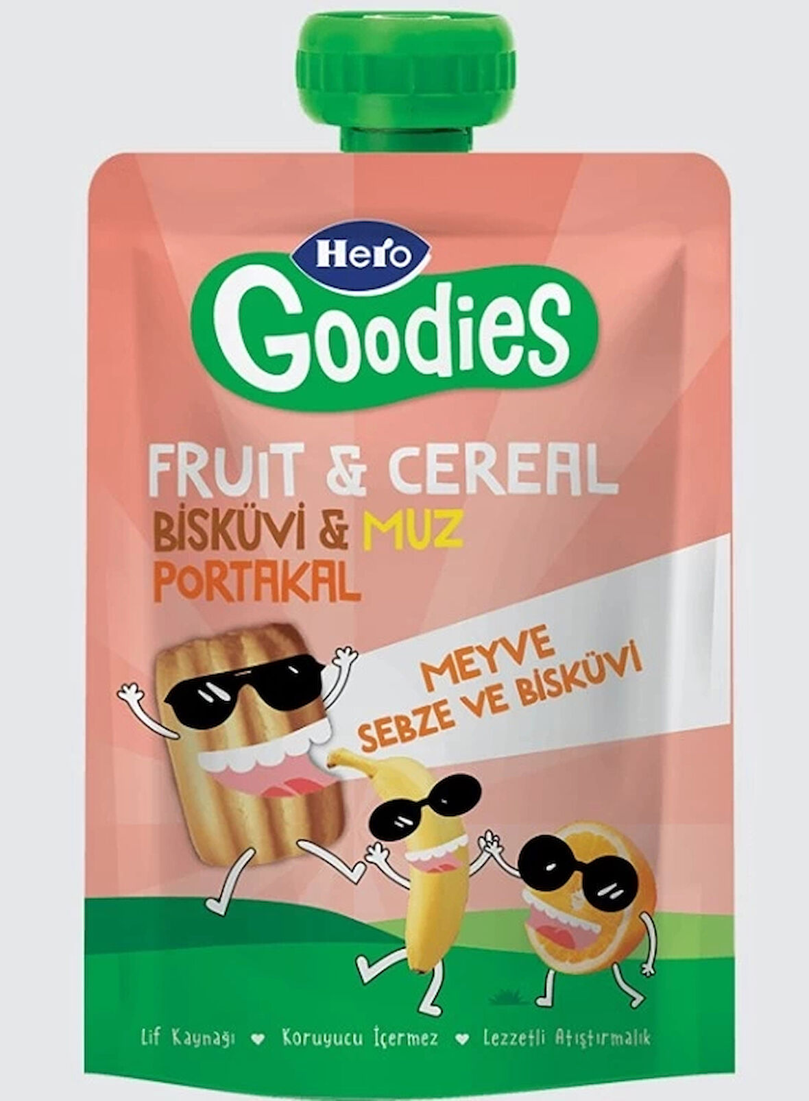 CEYLAN ADAM  Hero Goodies Muz Portakal Bisküvi Havuç 100 Gr