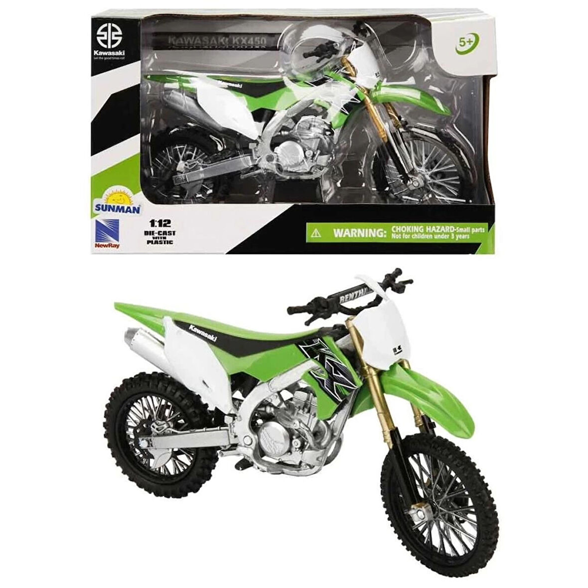 CEYLAN ADAM  57483 SUN- Kawasakı  KX450 Yeşil 1:12