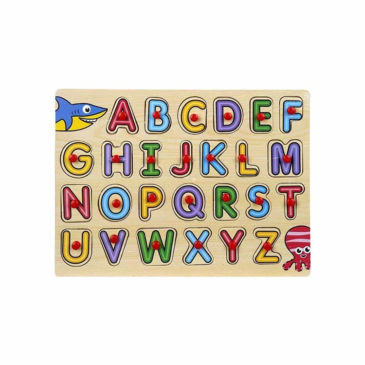 CEYLAN ADAM  130443 Ahşap Raptiyeli Bultak Alfabe