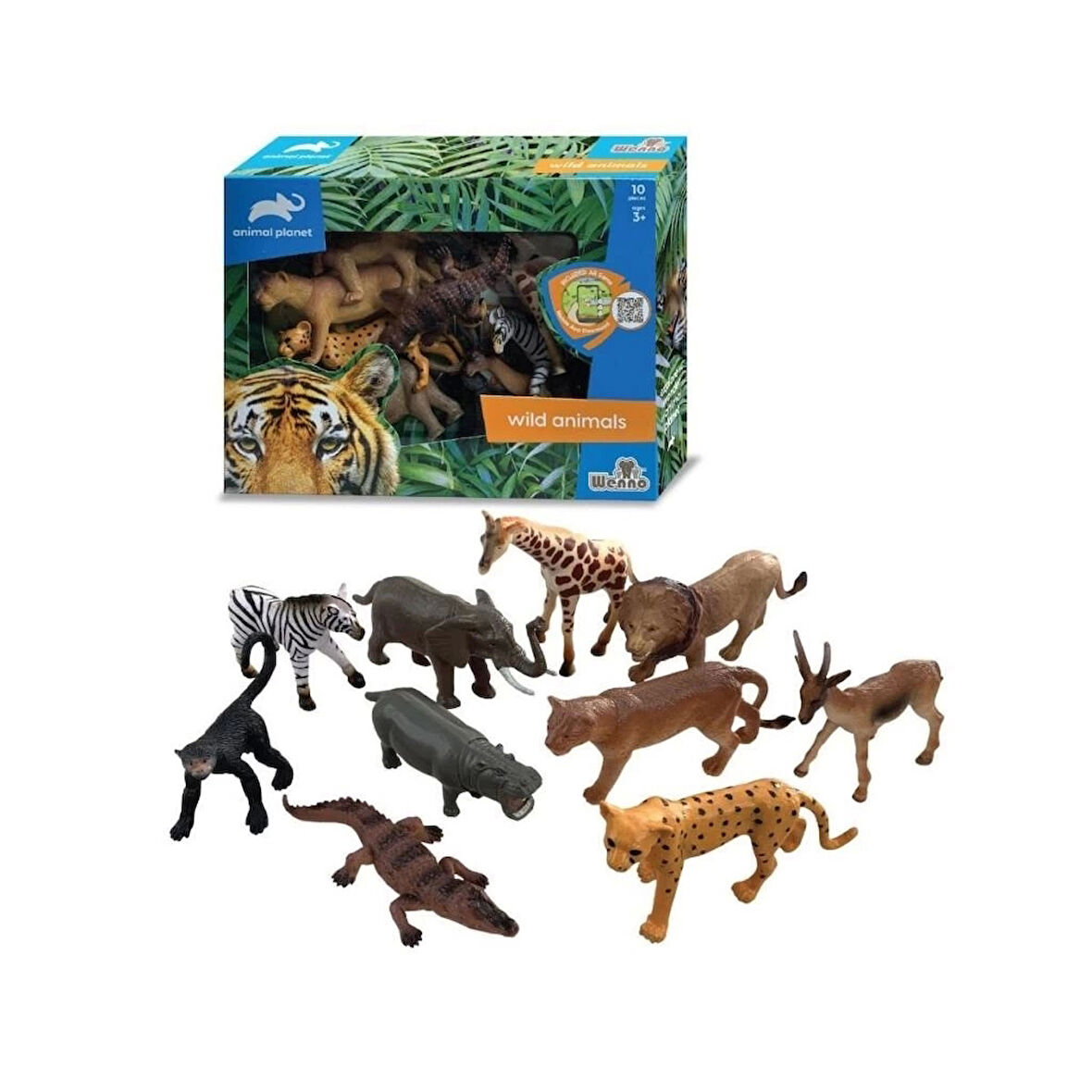  Vardem Kutulu 10 Parça Vahşı Hayvan Seti