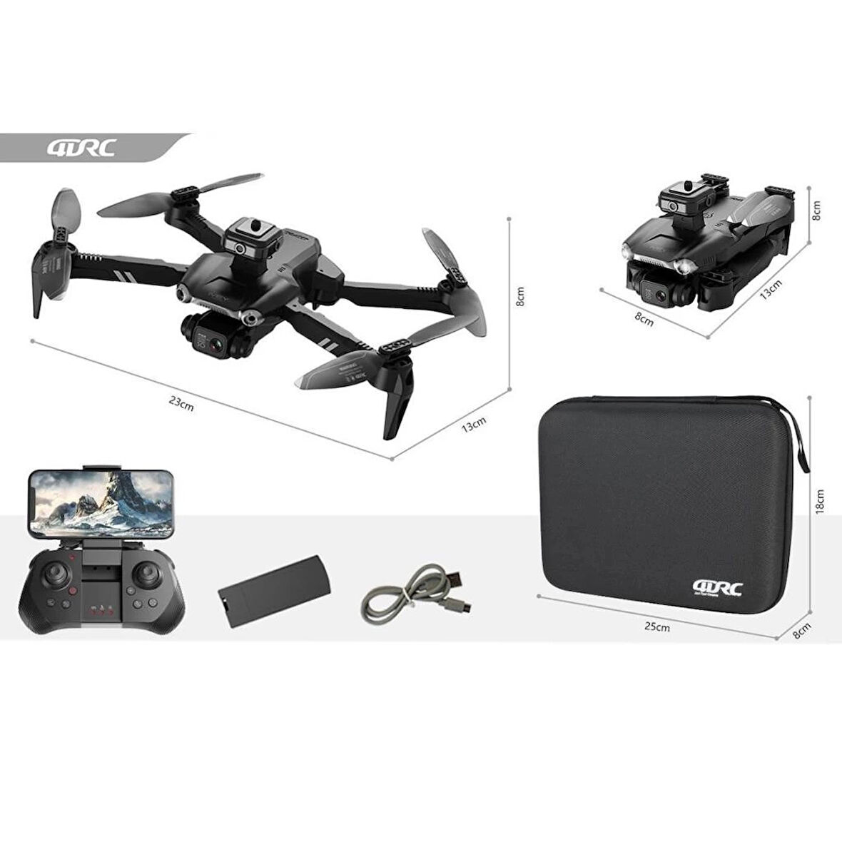 CEYLAN ADAM  4D-V28  080P Full HD Camera Brushless - Gepettoys