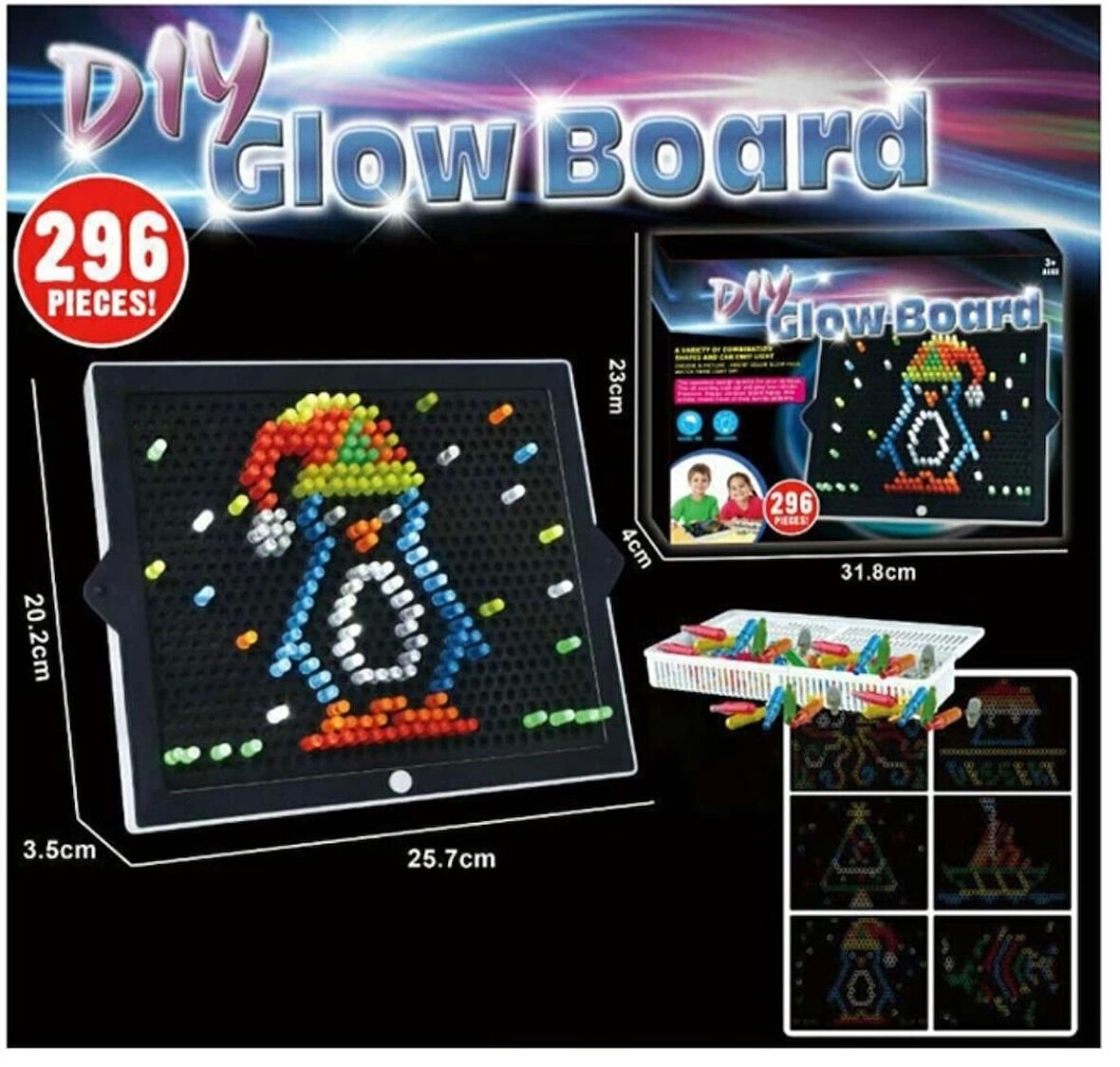 CEYLAN ADAM  YM2215 LED IŞIKLI PARLAYAN EĞİTİCİ RESİM TABLETİ