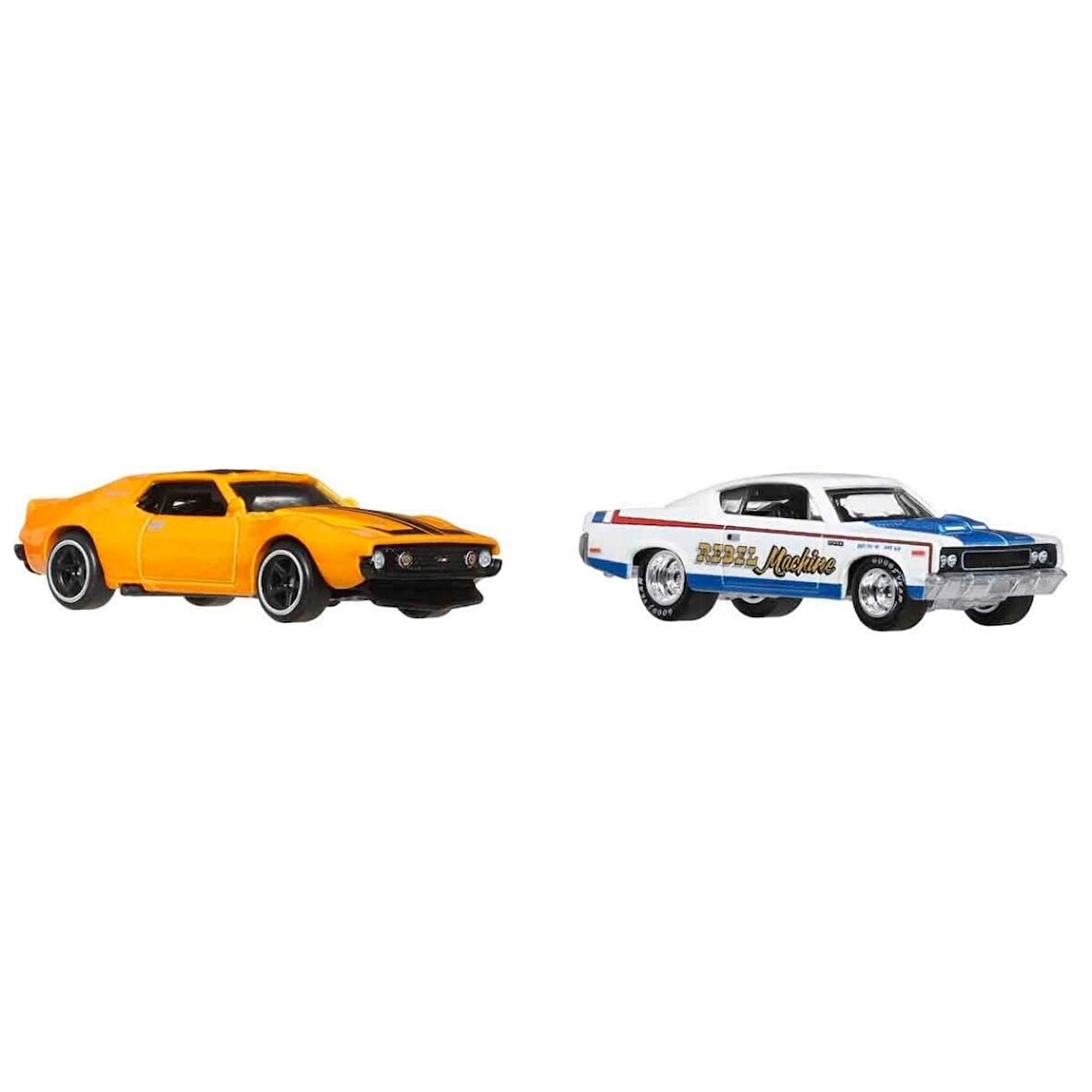 CEYLAN ADAM  1:64 Hot Wheels Premium Car Culture 2'li 71 Amc Javelin Ve Amc Rebel Machine