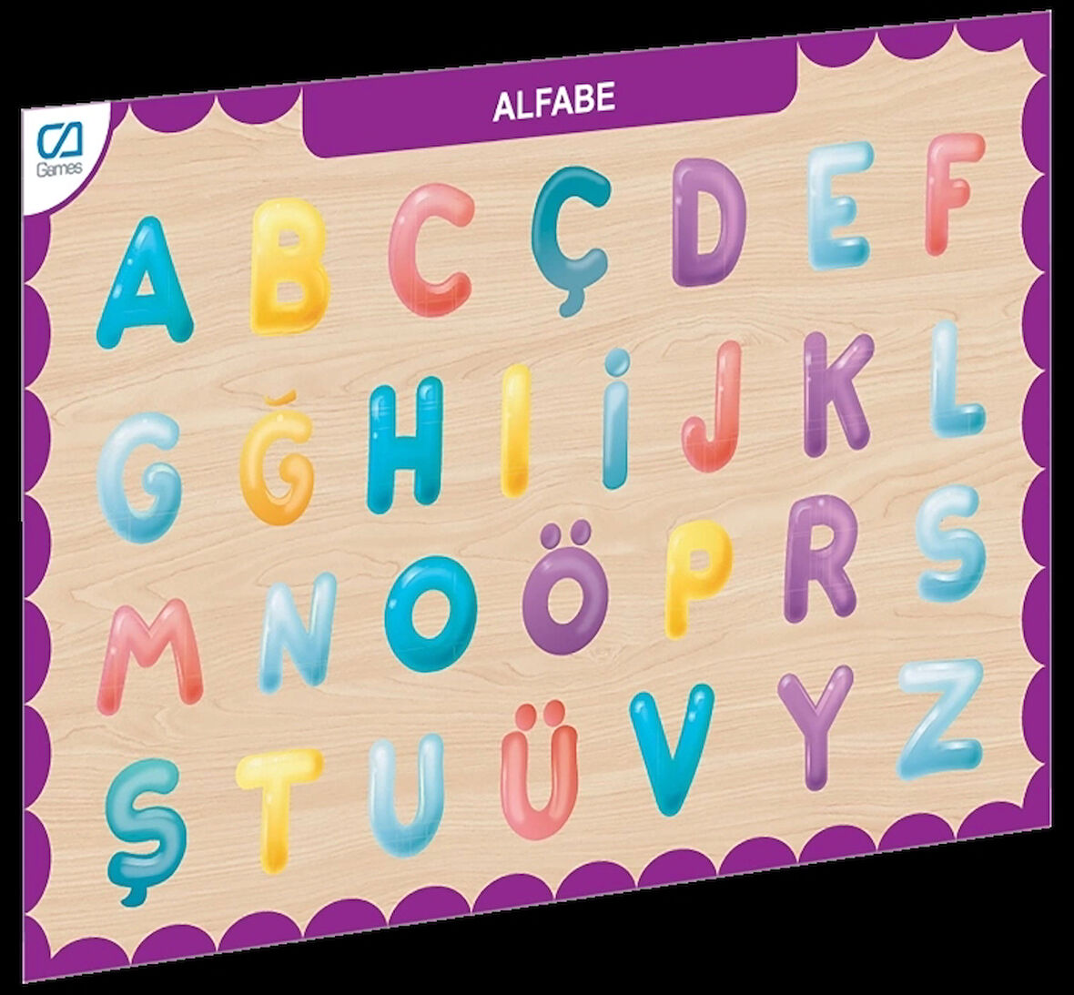 CEYLAN ADAM  CAAHS-3208 CA GAMES AHŞAP ALFABE BUL-TAK