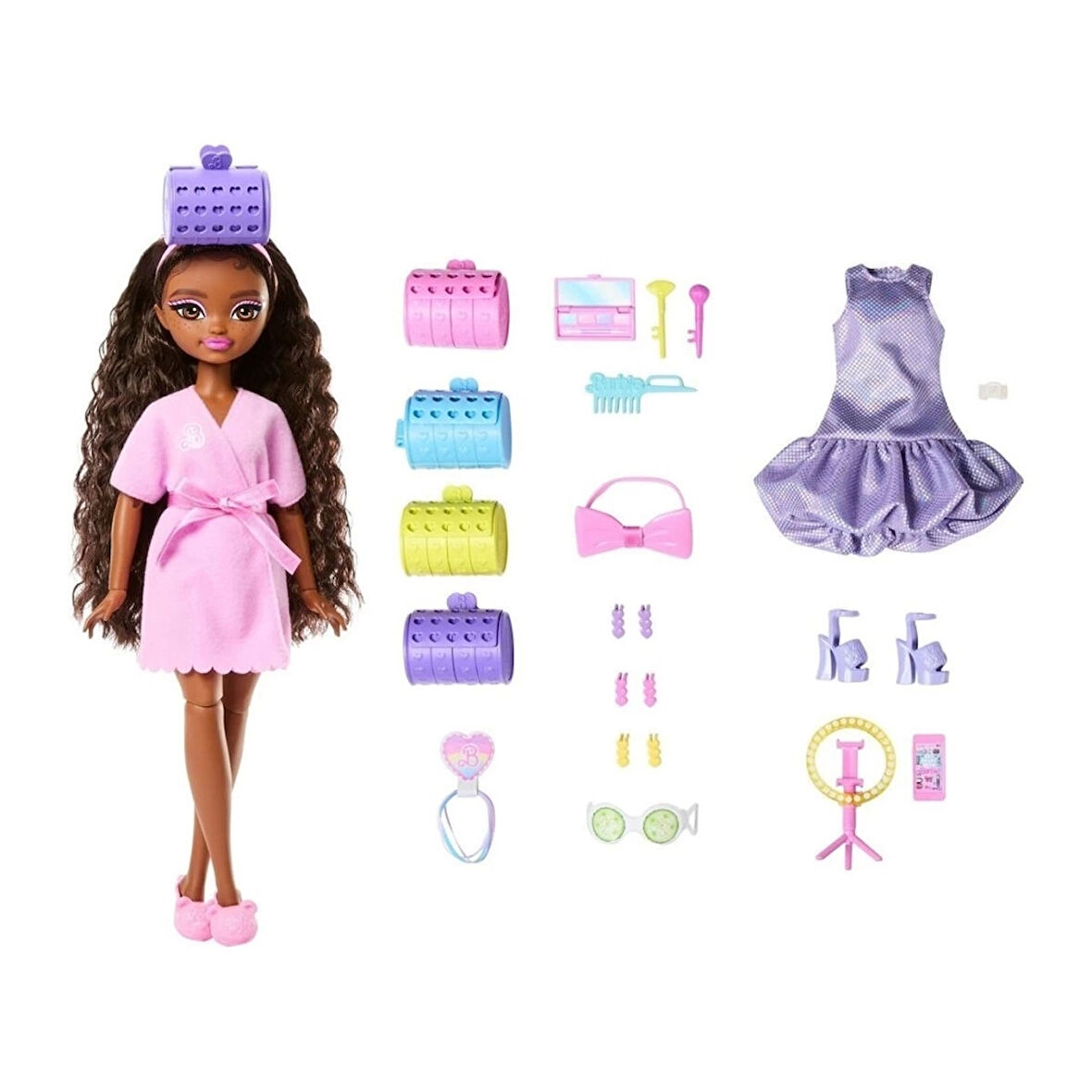 CEYLAN ADAM  JGG39 Barbie Dream Besties Brooklyn ile Akşam Eğlencesine Hazırlanma