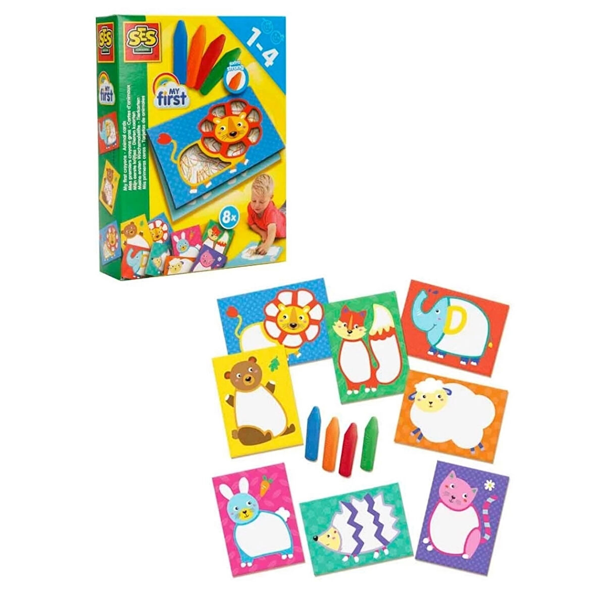 CEYLAN ADAM  İlk Boyama Kalemlerim ve Hayvan Kartları