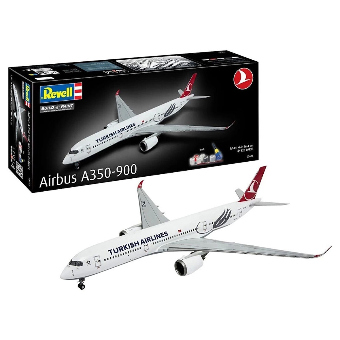 CEYLAN ADAM  5625 Revell - Turkish Airlines Airbus A350-900 Maket Kiti