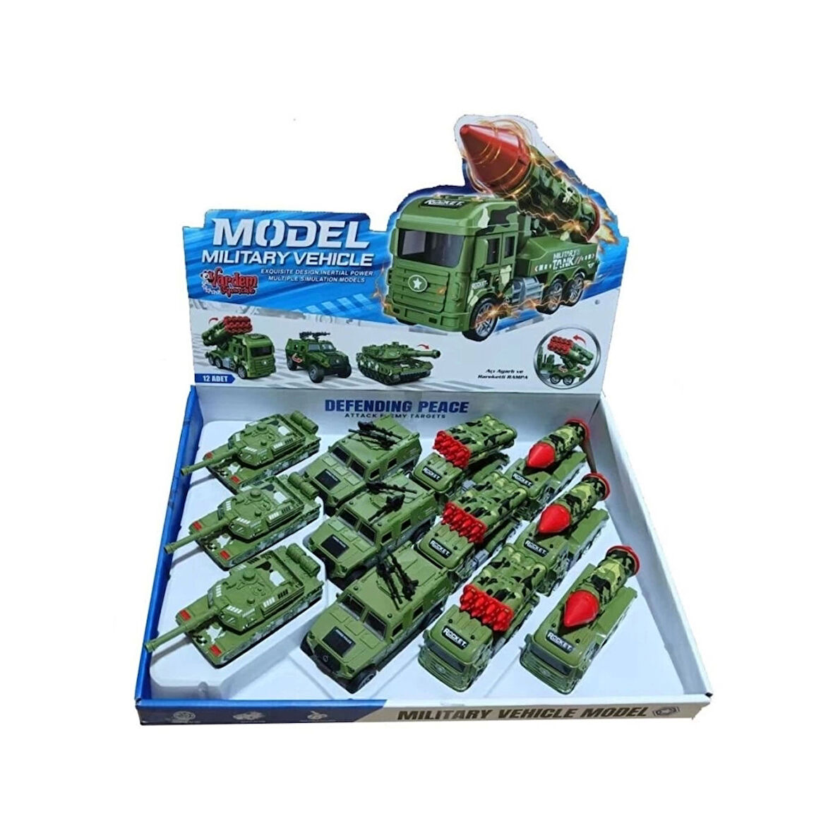 CEYLAN ADAM  JW567-187 SÜRTMELİ 4 ASORTİ SAVUNMA