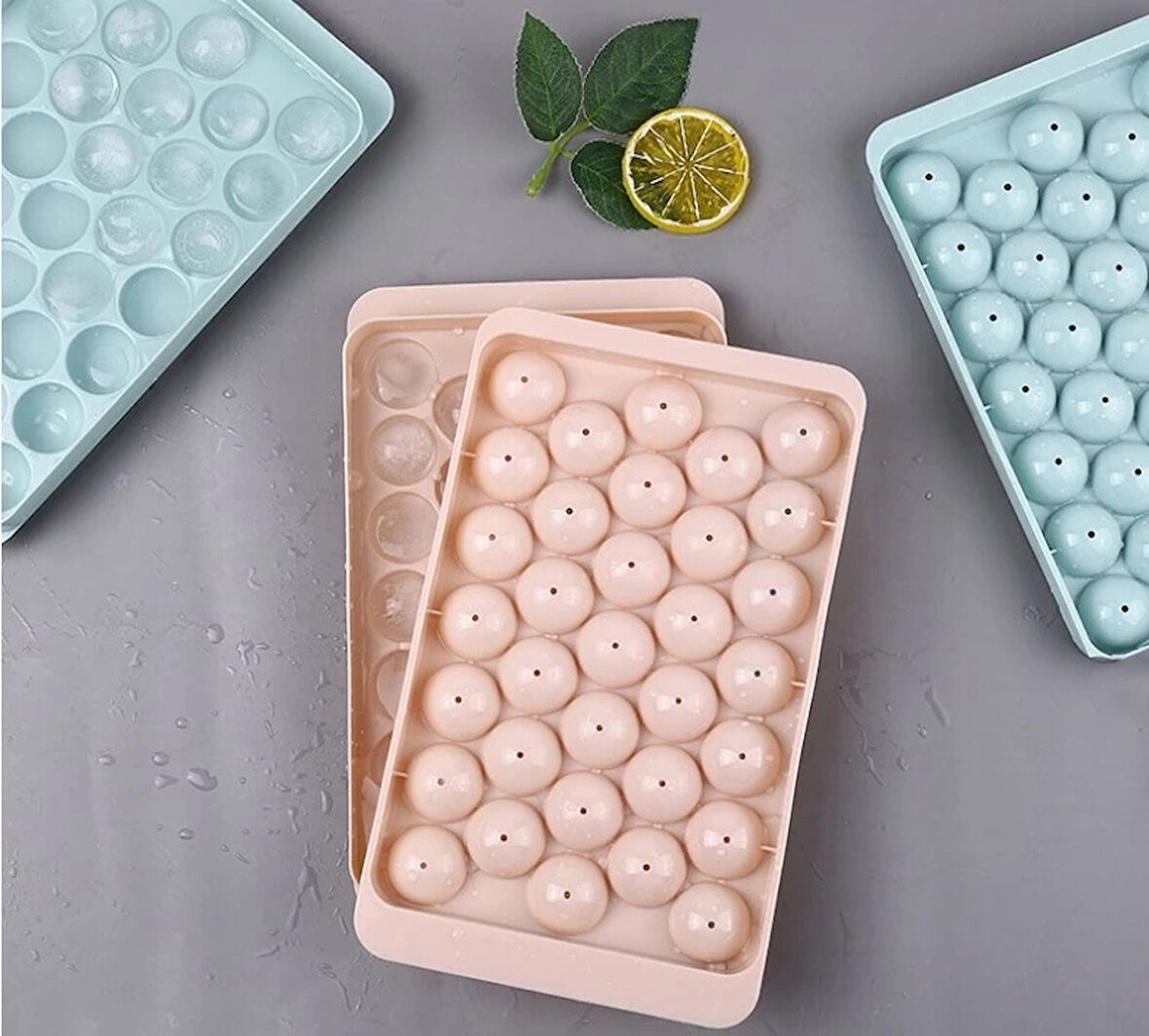 CEYLAN ADAM  33 Hazneli Küre Buz Kalıbı 2 Renk