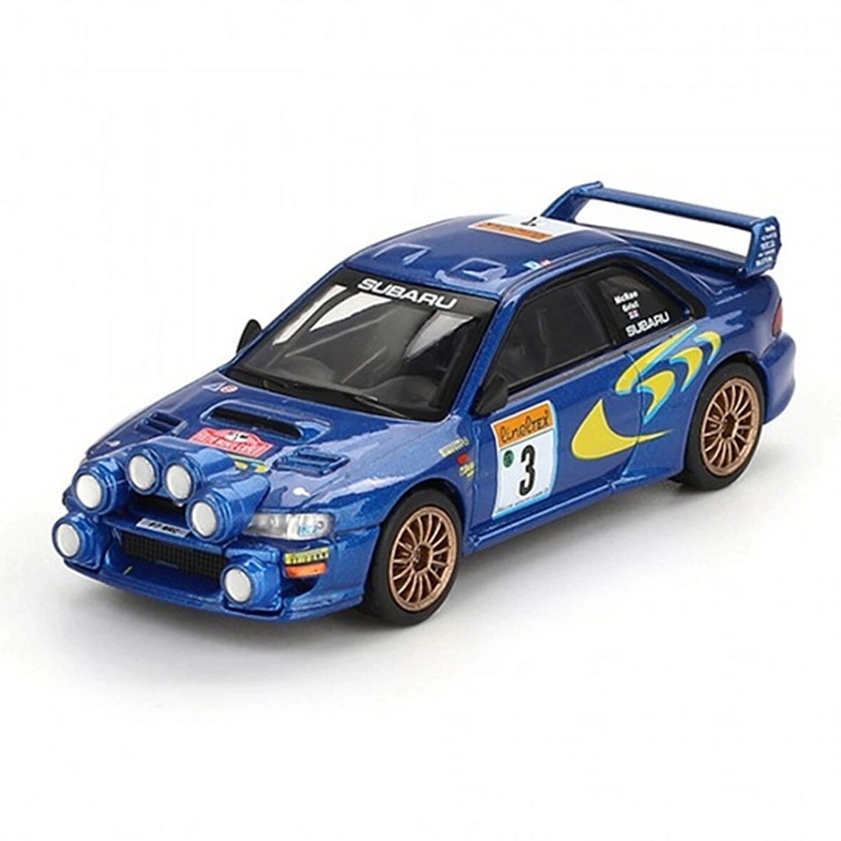 CEYLAN ADAM  Mini GT 1/64 Subaru Impreza WRC98 1998 Rally Monte-Carlo 3rd Place #3