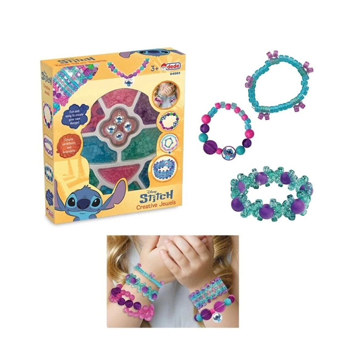 CEYLAN ADAM  04083 STITCH TAKI TEKLİ KUTU TAKI SETİ