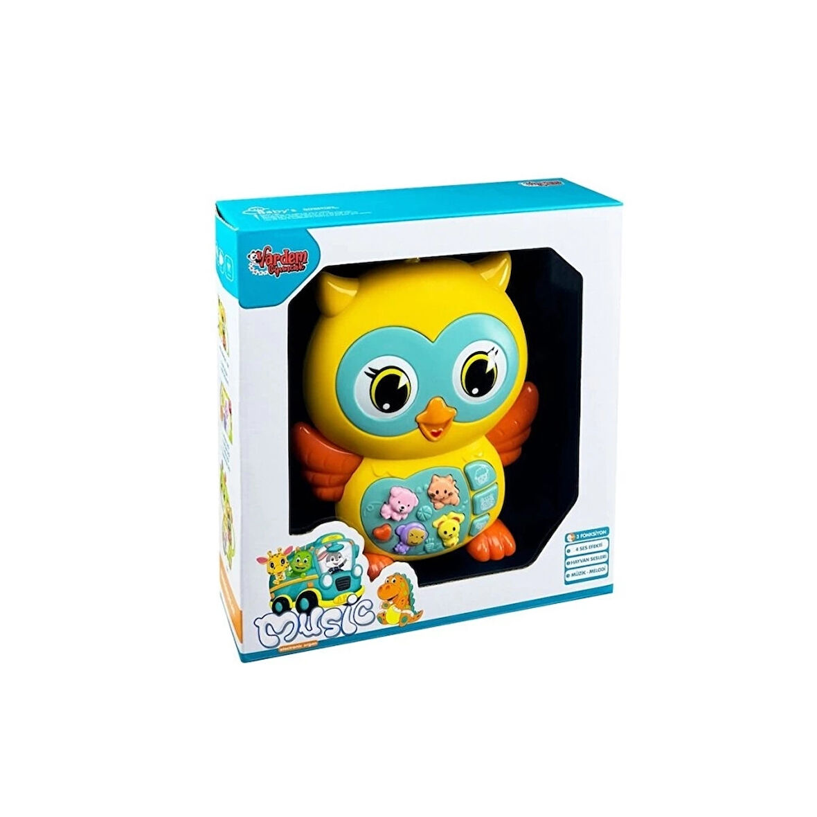 CEYLAN ADAM  JLG-855-101A KUT IŞIKLI VE MÜZİKLİ BAYKUŞ BEBEK