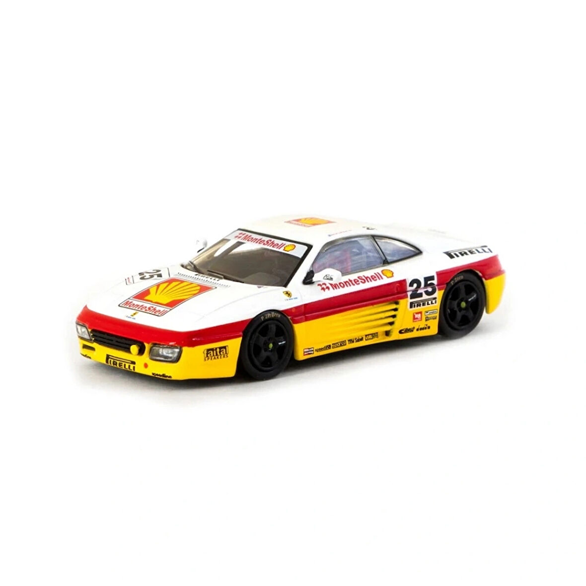 CEYLAN ADAM  Tarmac Works X iXO Models 1/64 Ferrari 348 Challenge Italian GT 1994 #25
