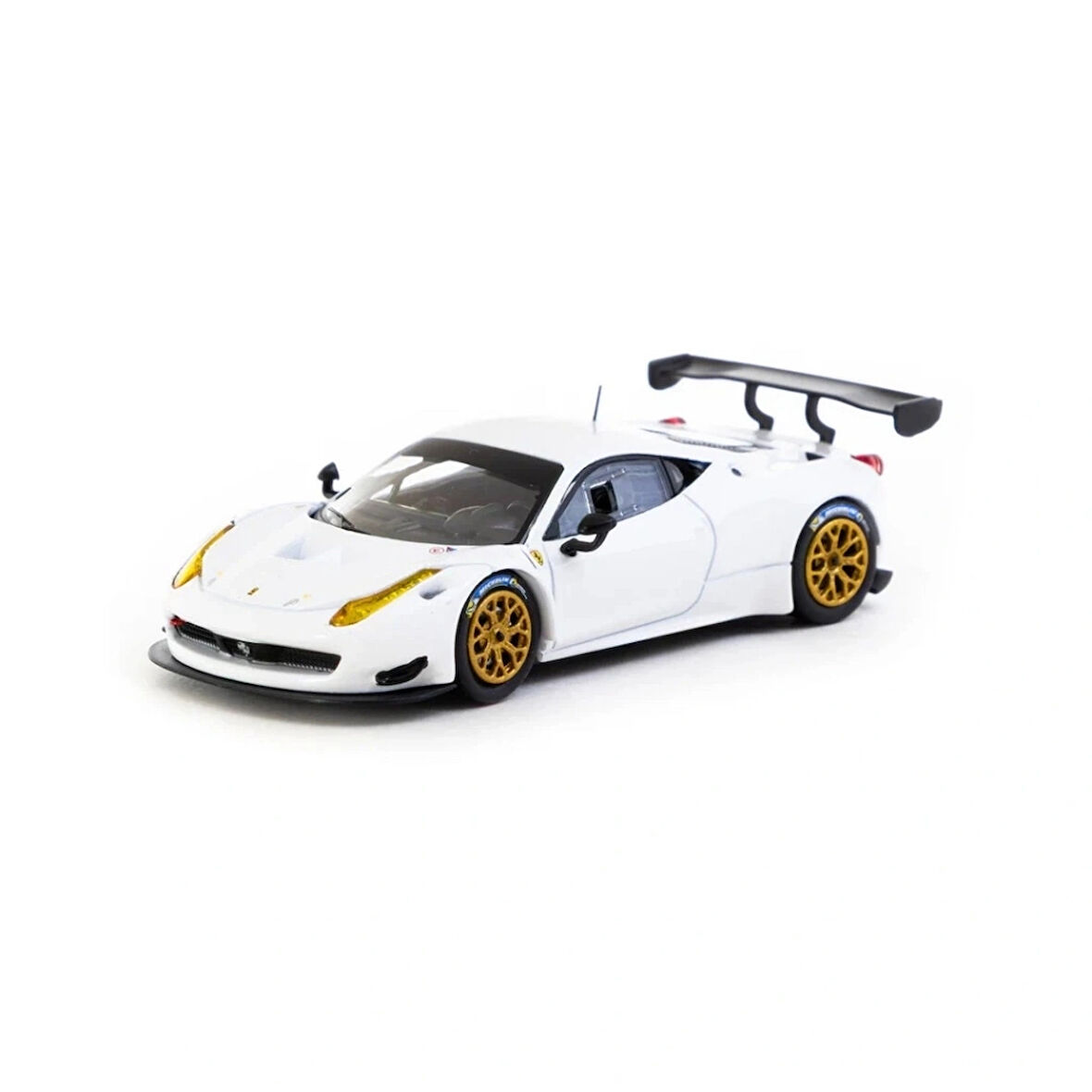 CEYLAN ADAM  Tarmac Works X iXO Models 1/64 Ferrari 458 Italia GT3 White