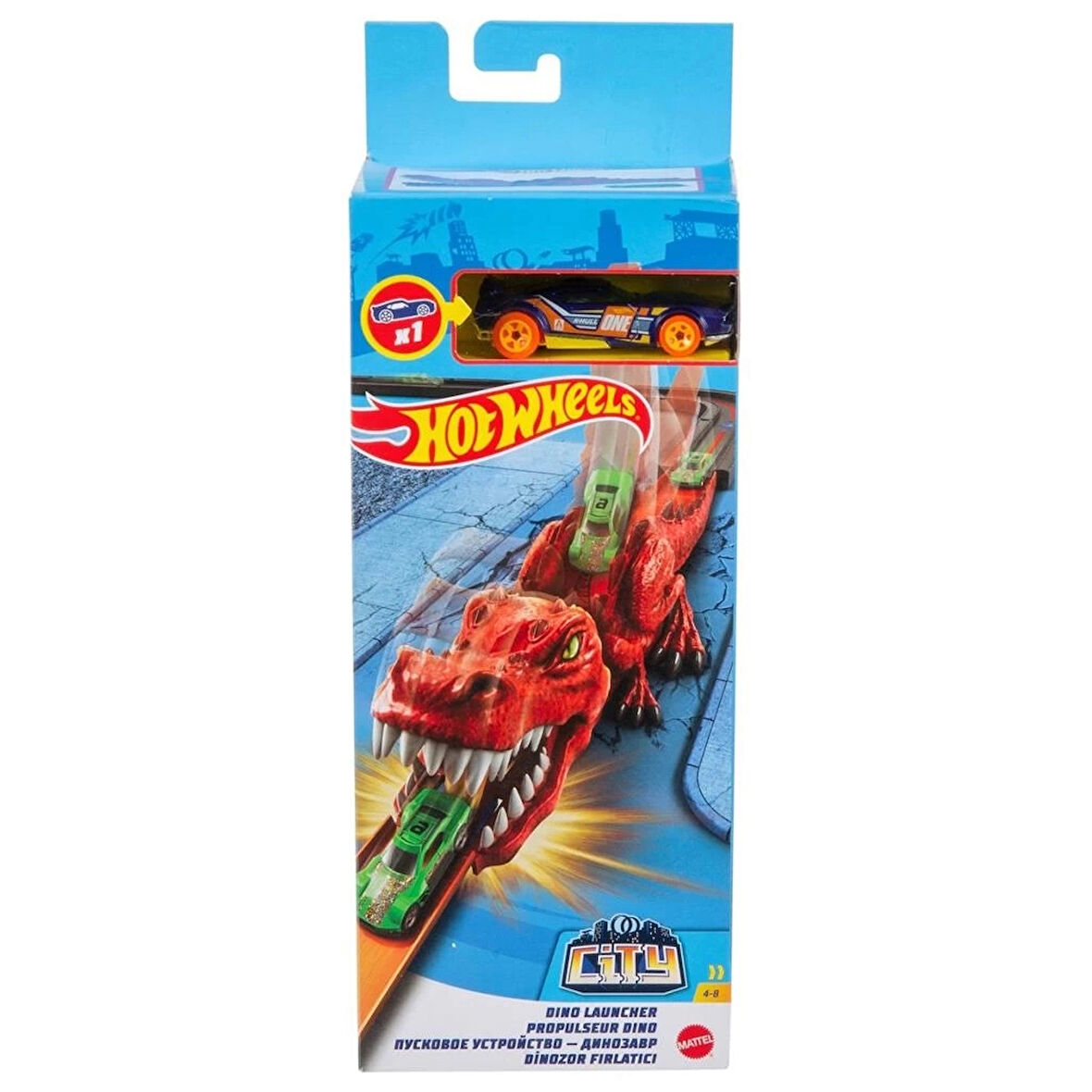 CEYLAN ADAM Nessiworld GVF41 Hot Wheels, Vahşi Fırlatıcılar Serisi / +4 yaş