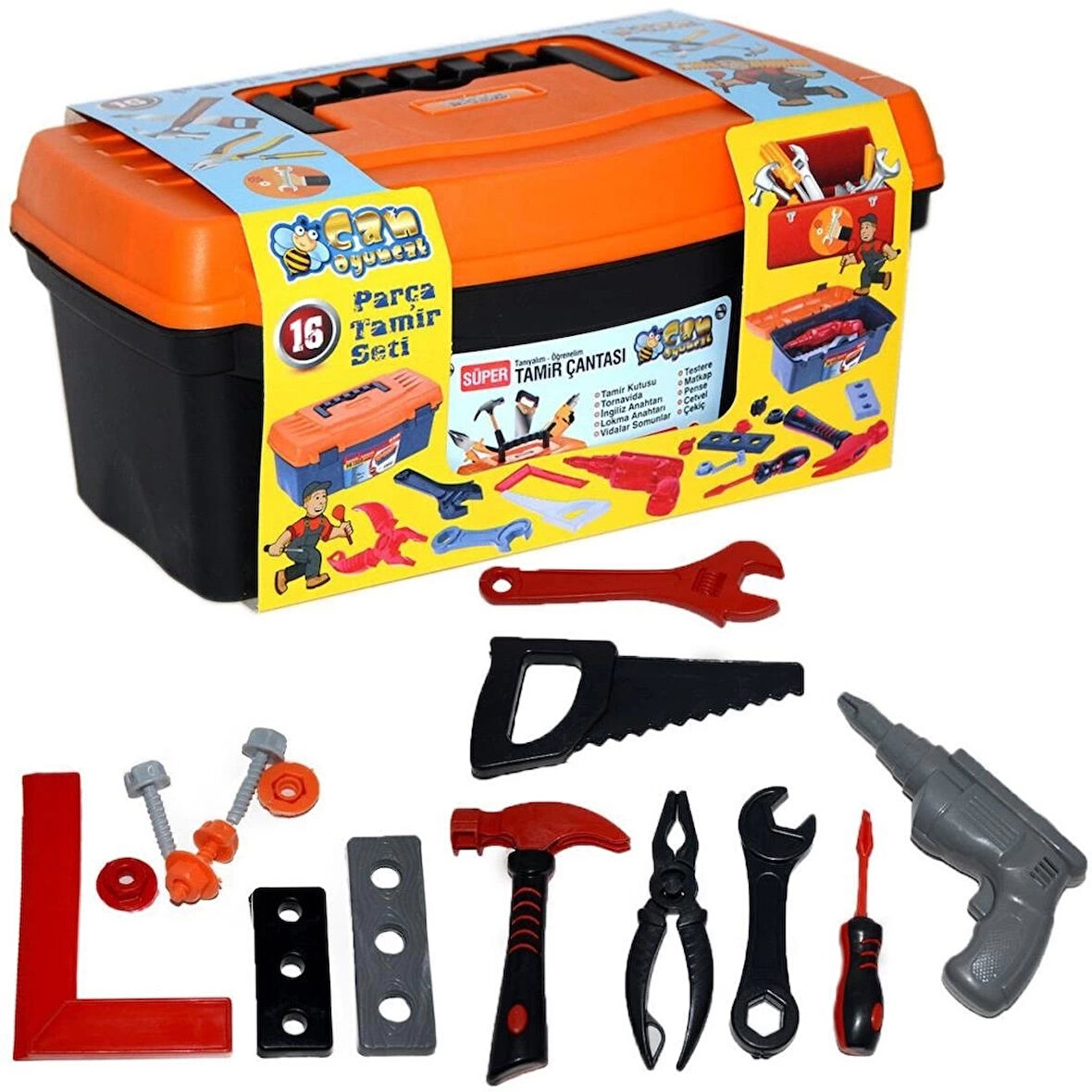 CEYLAN ADAM Nessiworld 168C Tamir Seti 16 Parça-Halit Can Oyuncak