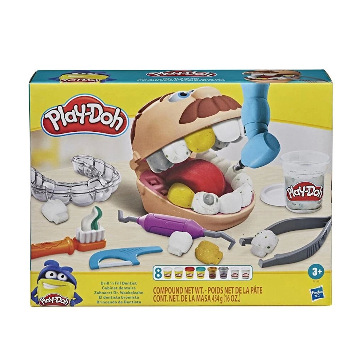 CEYLAN ADAM Nessiworld F1259 Play-Doh Dişçi Seti +3 yaş